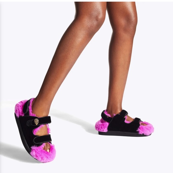 Kurt Geiger Shoes - NWT Kurt Geiger Furry Pink Sandals Modern Luxury Style Barbie Core Pink Sold out